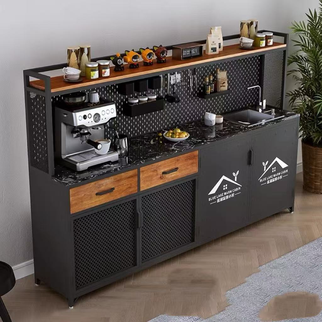 Coffee Tea And Company - Wbudowany bar wodny do biura, kredens,