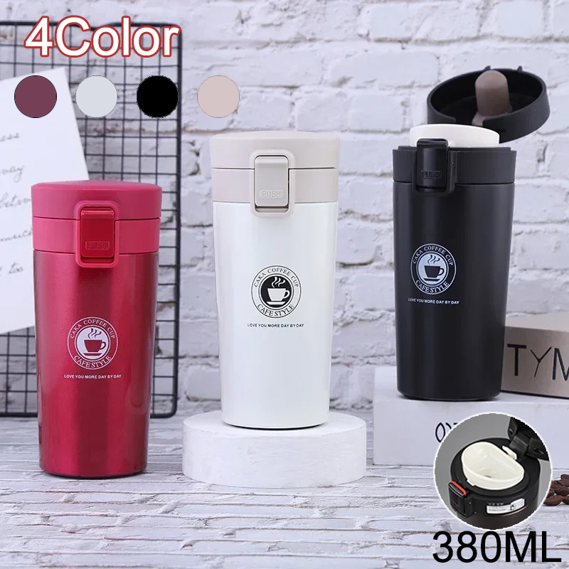 Coffee Tea Exchange - 380ml Kubek termiczny Podwójna ścianka 304