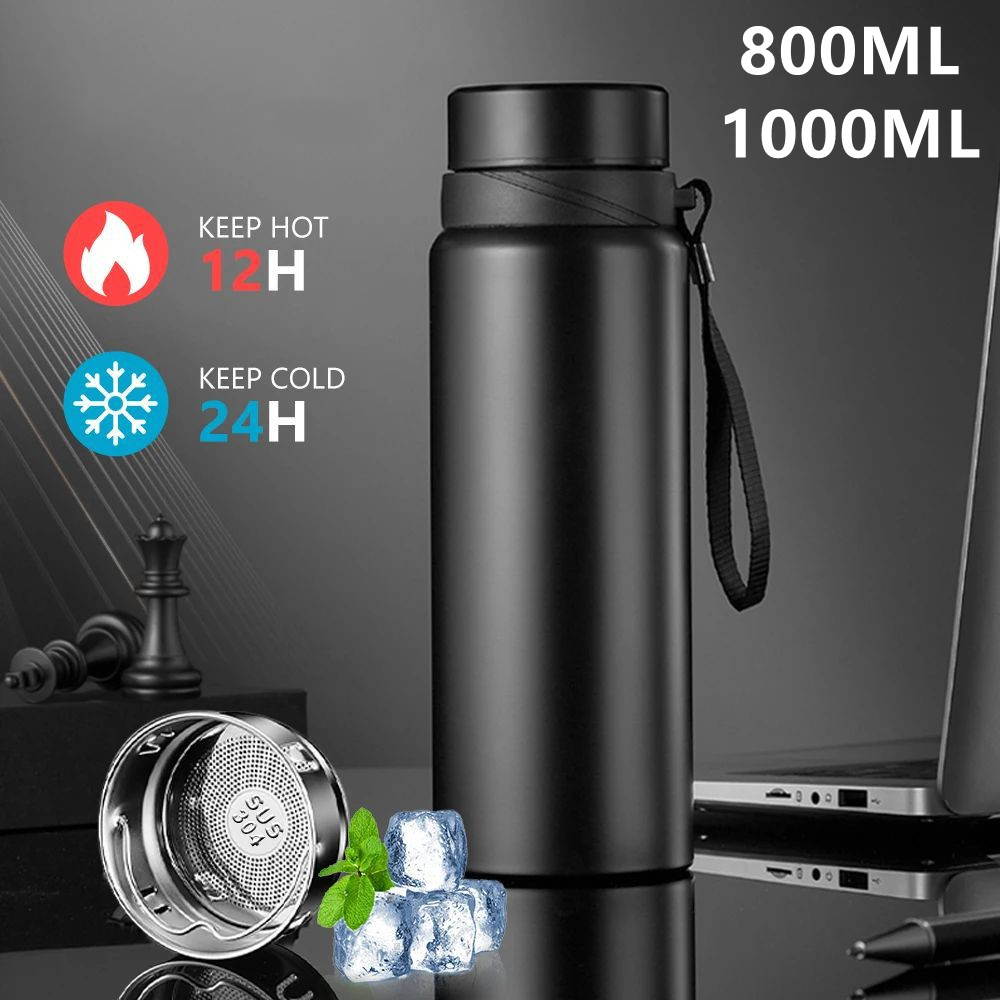 Coffee Tea Exchange - 800 1000ML Termiczna butelka na wodę