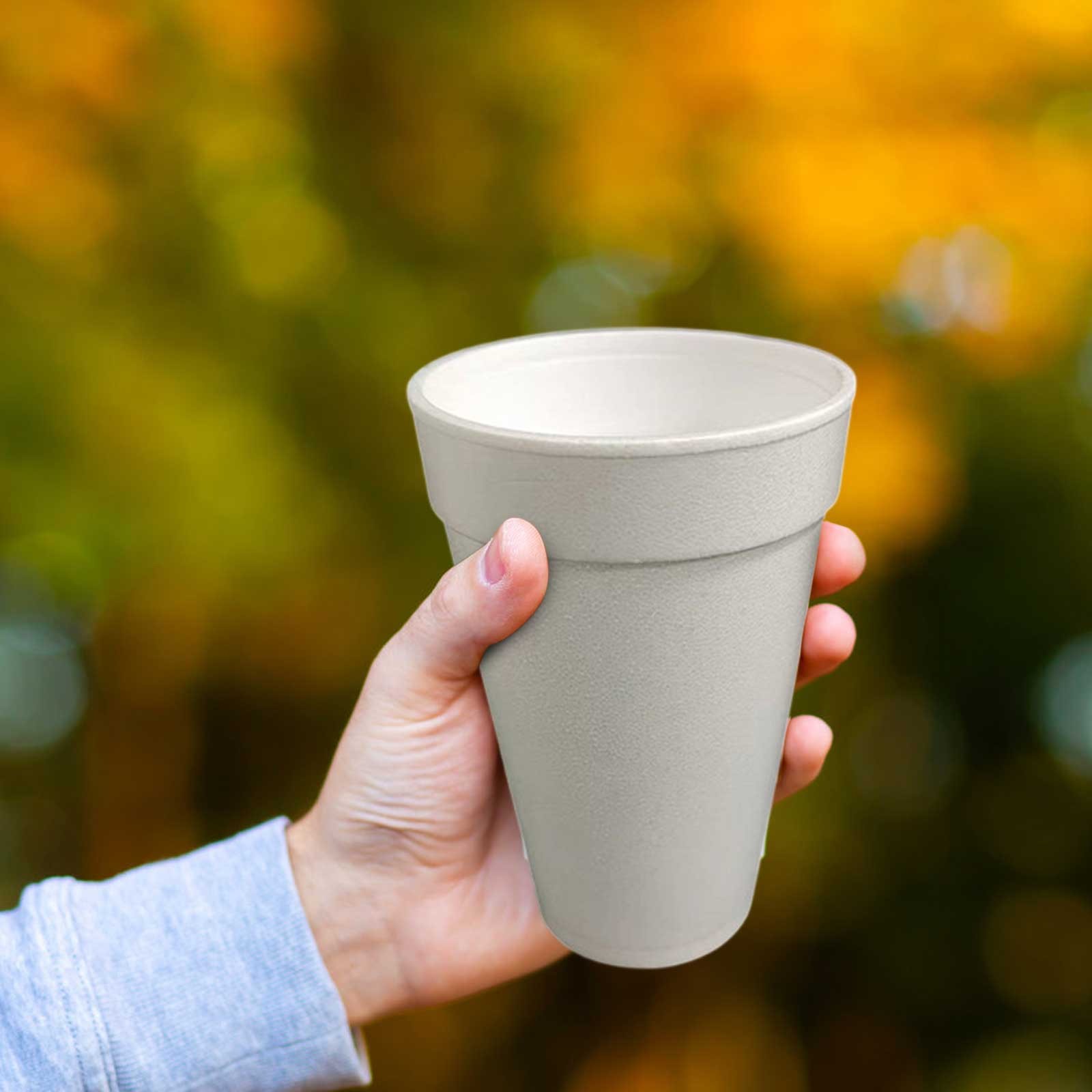 Coffee Tea And Company - 50 SZTUK Białych Jednorazowych Kubków Papierowych