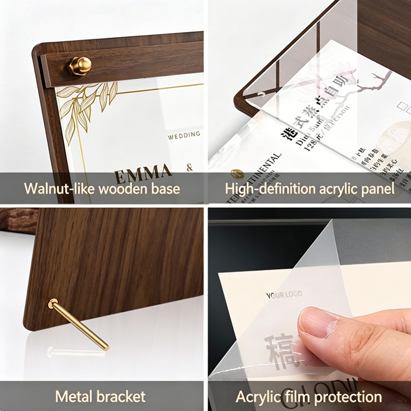 Stojak na menu z akrylu imituj – Coffee Tea Station recenzja i cena