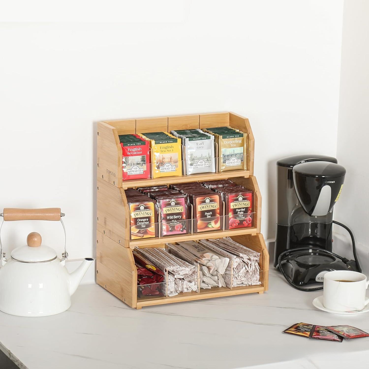 Pudełko na herbatę z bambusa,  – Coffee Tea Station recenzja i cena