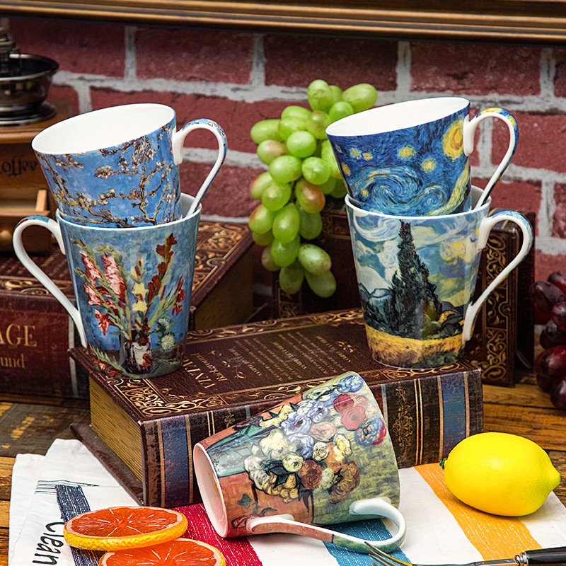 5 szt Zestaw Bone China Van Go – Coffee Tea Van recenzja i cena