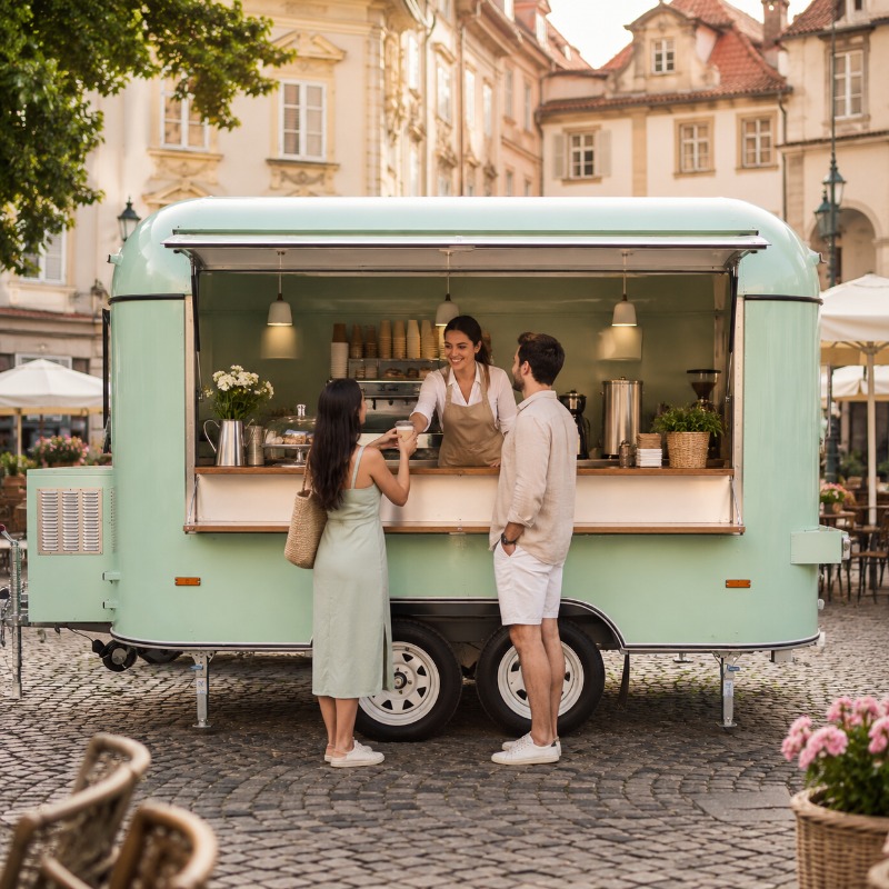 Food truck, przyczepa gastrono – Coffee Tea Van recenzja i cena