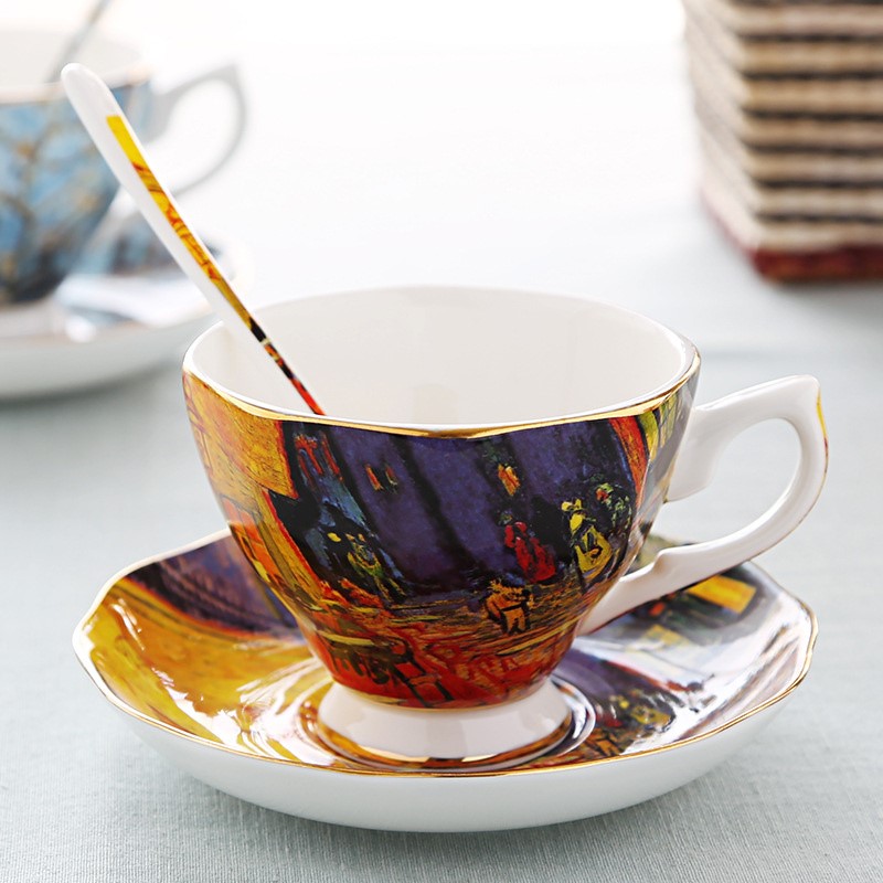 Zestaw: Kubki do kawy z motywe – Coffee Tea Van recenzja i cena