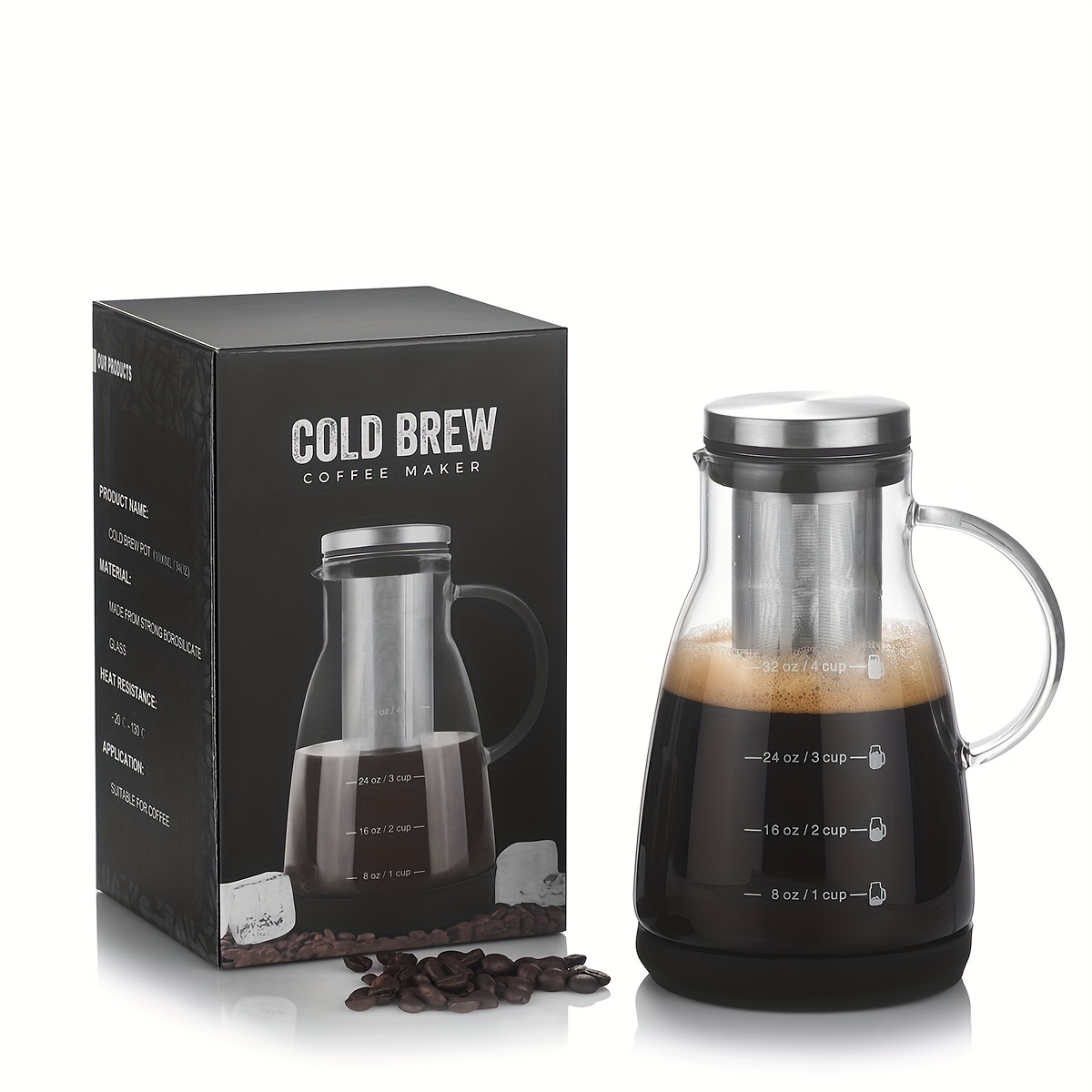 Klasyczny szklany dzbanek do k – Coffee Tea Maker recenzja i cena